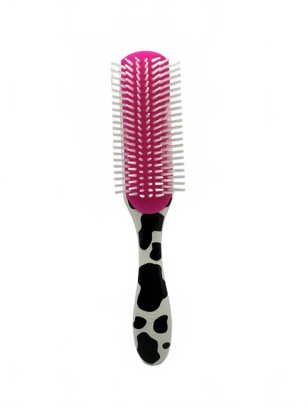 Denman D3 Original 7 Row Styler Cow Print